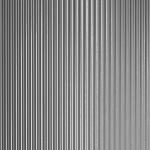 Ribbed gray glass sample